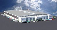 Logistics Warehouse3d model