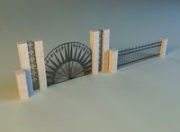 Forged railing 23d model