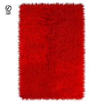 Red carpet with long pile3d model