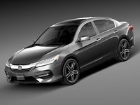Honda Accord 20163d model