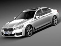 BMW 7-series G11 M-Sport 20163d model