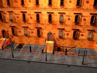 New York City Fancy Building Facade3d model