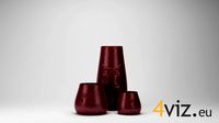 Decoration 0006 - vases with an owl