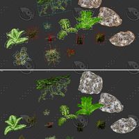 Plant rock set