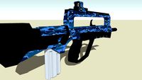 Famas Assult Rifle with Holographic Sight