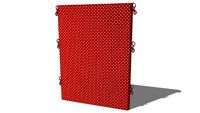 housse tete de lit DREAM rouge, Maisons du monde. Réf: 123670 prix 49