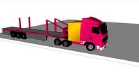 James mellor funfair truck and trailer