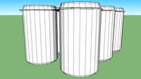 A simple 375ml aluminium can 6 pack.