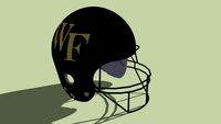 Wake Forest Demon Deacons football helmet