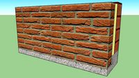 Brons naturel gevelsteen ( facadesteen )