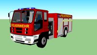 Feuerwehr Wagen (German Fire Dept. Pumper)