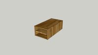 Pilat & Pilat Freek walnoot zeep naturel salontafel ( 120 x 60 x 42 )