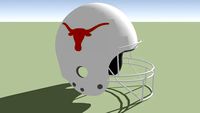 Texas Longhorns football helmet