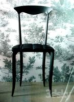 Carbon Chair with leather seat