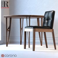 Vegan table. Bever sedia chair. Riva 1920