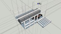connex post and beam sawmill with kiln
