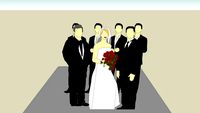 Mob Wedding (Don on the left)