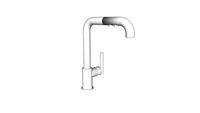 K-7506 Purist(R) single-hole kitchen sink faucet with 7' pull-out spout