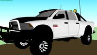 Off road Dodge ram (with SketchyPhysics)