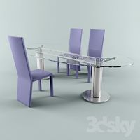 Glass negotiating table