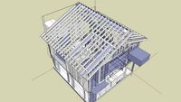Clerestory-Starting Interior and Walls