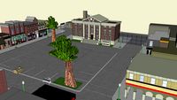 The city of Hill Valley ( Back to the future ) - 1985
