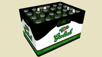 beer crate grolsch filled