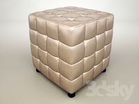 Izzo Stone Cube Ottoman