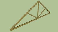 6000mm-30degree-Queenpost Roof Truss