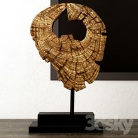 Tree Slice Tabletop Sculpture