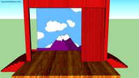 3D Stage for plays.