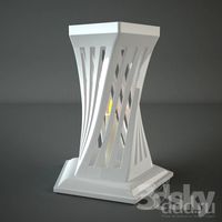 twist candle lamp
