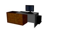 custom made storage desk