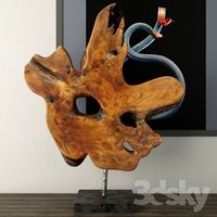 Teak Wood Table Top Decoration