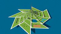 Spiral oceanic city