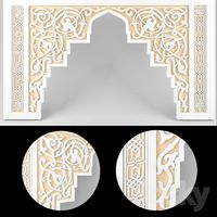 Moorish molding (corners)