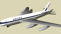 United Air Lines (1970) - Boeing 720-022