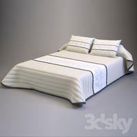 Bedspread with pillows