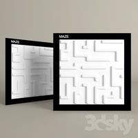 Aryl 3d panel (bamboo)