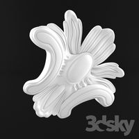 Molded element in a classic style