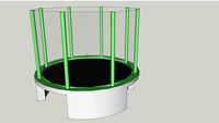 netted trampoline