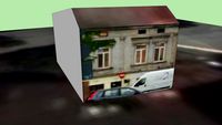Building on Gutenberg street, Bucharest