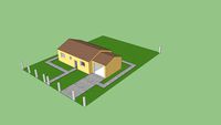 petite maison avec jardin a finir