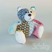 colorful teddy bear