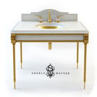 "Sherle Wagner", Reeded Console LEG-4760