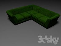 Furry sofa