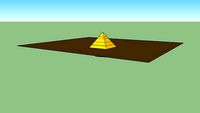 filled, secured pyramid