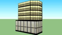 Mombassa Skyline building 1 (nighttime)