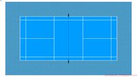 Badminton court