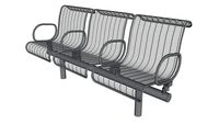 Plexus 3 Seat Bench